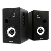 PC 스피커 / 2채널 / AC전원 / RCA / 50W / 컴퓨터 노트북 스마트폰 등 연결 / 블랙, 397841-2