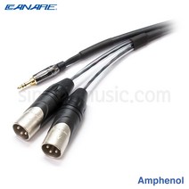 카나레 Y케이블 1m 암페놀 3.5mm(TRS)-(2)XLR(M) (CA-3C2M)
