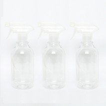 생활만 투명 분무기 스프레이용기, 투명 원형라지 520ml, 1개