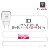 FL Mobile 갤럭시S7엣지 가정용 5핀 고속충전기
