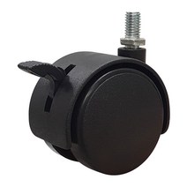 아이비스토어 PVC 볼트 캐스터 50mm 회전브레이크(8mm) 가구 이동 바퀴