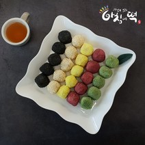 [아침에떡] 정성담은 오색경단 1.5kg (20gx75개), 상세 설명 참조