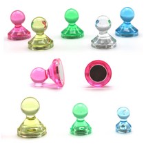 [홈앤스쿨] 체스 원형 칼라 자석 소 중 대 강력 마그네틱 보드 냉장고 홀더 문구자석, 색상랜덤_대형(2개입), 1세트