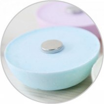 캔들바다 원형 자석 - 석고방향제&왁스타블렛용, 5개