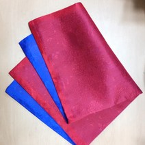 청홍포/다도수업 예절실/차 상보/찻 보자기/다기 덮개