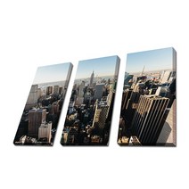 사진 한장을 액자 세개로 만든 3분할 캔버스액자, TF010