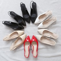 3type 에나멜 통굽 슬링백 힐 (3cm/5cm/7cm) 도로시