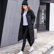 여성용 커먼 롱패딩