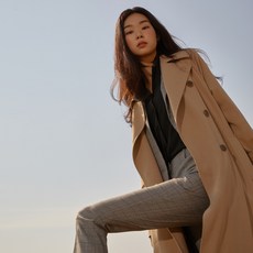 미쏘 라글랑 롱 트렌치코트