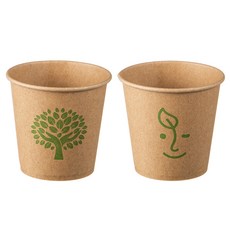 쿠팡 브랜드 - 탐사 초록나무 종이컵