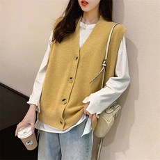 여성 브이넥 니트조끼13 PEM13 600705050491