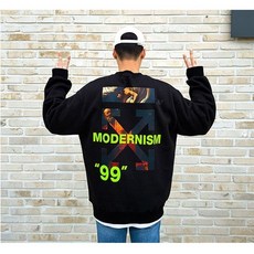 메이드마켓 모더니즘 99 기모 맨투맨