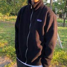 플랜 P로고 파타고니아 집업 플리스