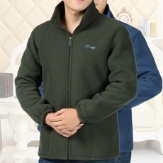 kirahosi 엔티크 중노년 남성 후리스 집업 자켓 루즈핏 403호+ 덧신 증정 BLgja9wz