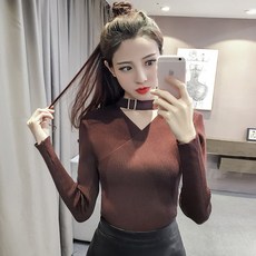 가을용 여성 슬림 브이넥니트10 MHG10 600868423861
