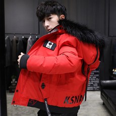 Daitzy Daitzy 남성 겨울 다운면 숏 패딩 점퍼 4color M~4XL I0202