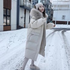 여성 여자 롱패딩 겨울 패딩 눈사람