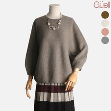 구엘 Guell_ 홀가먼트라운드네크캐시미어니트탑(G99-KTP039)신상품
