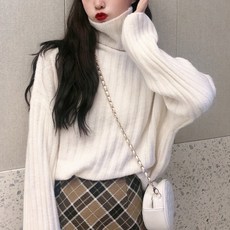 마이드림 스웨터 따뜻한 긴소매 긴팔 브이넥 라운드넥 니트 터틀넥 11 Y 여성 가을 겨울