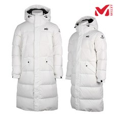 밀레 남녀공용 베릴 벤치파카2 MVOWD-471 화이트 등산 다운패딩