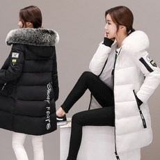 체스트 여성 롱 패딩 점퍼 하프 트렌치 코트 겨울