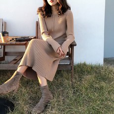 제이드엠 봄 가을 여성 니트 원피스 JT1570