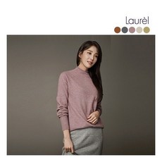 [라우렐] 라쿤울 블렌디드 홀가먼트 터틀 니트 2종