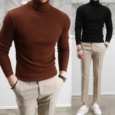 [이프뎀] 당일발송 남자 목티 터틀넥 목폴라 폴라티
