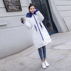 여성 슬림 롱패딩 모던 패딩 직장인 패딩 페이크퍼 새 상점 프로모션