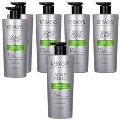 케라시스 두피 클리닉 단백질 샴푸 플로럴파우더향, 600ml, 6개
