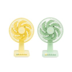 한경희 레트로 무선 저소음 4단 아로마 무드등 BLDC 탁상용 선풍기 HF-R50A, 버터옐로우, HF-R50A