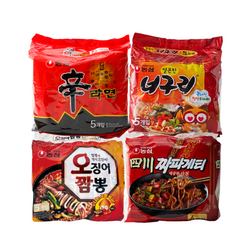 신라면5봉+너구리5봉+사천짜파게티4봉+오징어짬뽕5봉