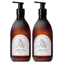 먼프리 대용량 딥 퍼퓸 모이스처 버블 핸드워시, 히노키포레스트향, 2개, 519ml