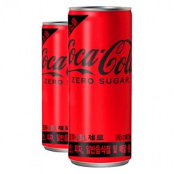 코카콜라 제로 업소용 슬릭 245ml x 30캔_WC78177, 30개, 245ml