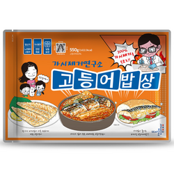 가시제거연구소 고등어밥상 노르웨이 순살 고등어 (오렌지라벨), 550g, 1개