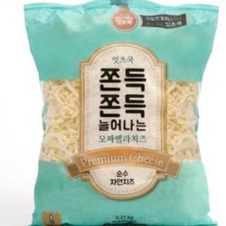 (냉동) 잇츠쿡 모짜렐라 자연치즈 2.27kg, 1개, 2.27kg
