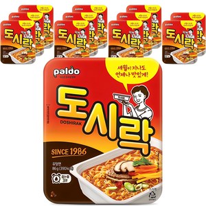 팔도도시락 컵라면 86g, 12개