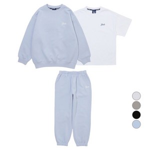예일키즈 아동용 핸섬댄 맨투맨 + 반팔 티셔츠 + 조거팬츠 세트 YJCCSEF13427