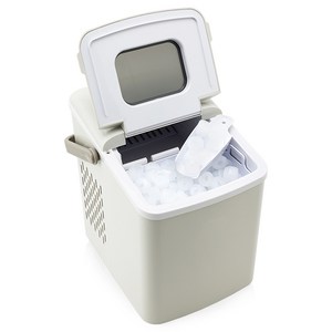 제크롤 자동세척 스테인리스 제빙기 아이보리 12kg