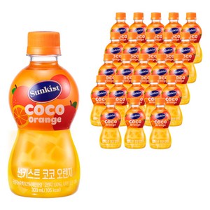 썬키스트 코코 오렌지 주스, 300ml, 24개