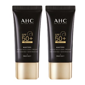 AHC 마스터즈 아쿠아 리치 선크림 SPF50+ PA++++