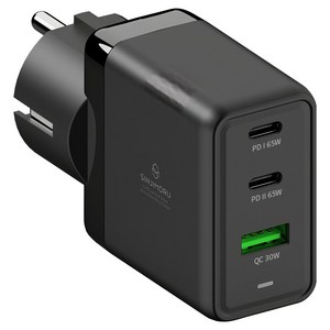 신지모루 O PD 65W GaN 3포트 초고속 접지 충전기