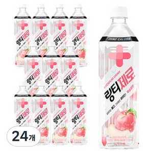 링티 링티제로 복숭아맛, 24개, 1L