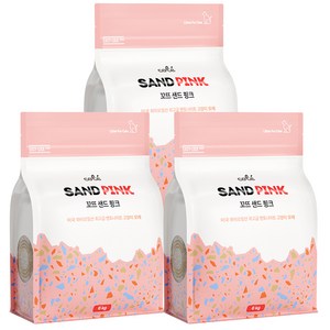 꼬뜨 고양이모래 벤토나이트모래 샌드, 6kg, 3개, 다마스크 장미향 · 3개 · 6kg