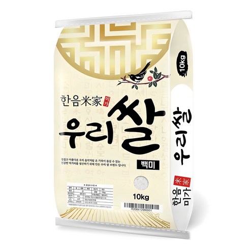 한음미가 우리쌀 백미 상등급, 상등급, 10kg, 1개