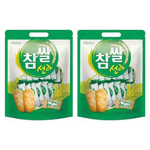 크라운제과 참쌀 선과