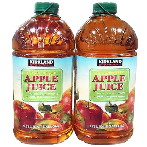 커클랜드 시그니처 압착 사과주스, 3.78L, 2개
