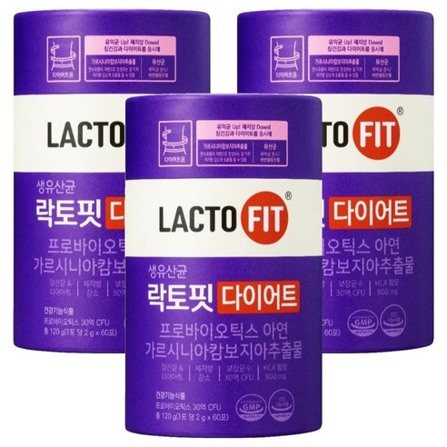 락토핏 정품 다이어트 유산균 60p