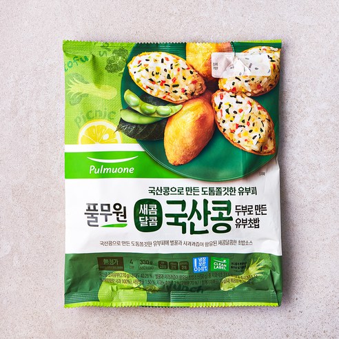 [로켓프레시] 풀무원 새콤달콤 국산콩 두부로 만든 유부초밥