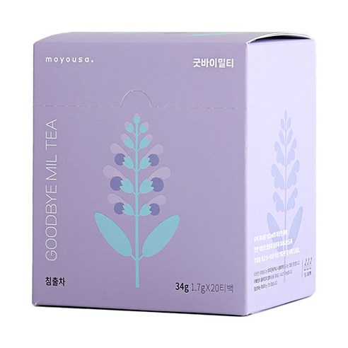 굿바이밀티 허브티, 1.7g, 20개입, 1개